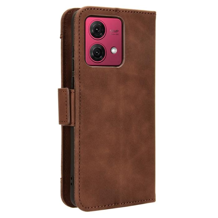 Bild 6,  Motorola Moto G84 5G Fodral Med Avtagbart Kortfodral Brun