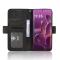  Motorola Edge 60 Pro Fodral Med Avtagbart Kortfodral Svart
