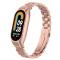 Xiaomi Smart Band 8 Lyxigt Metallarmband Roséguld