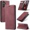 CASEME CASEME Galaxy A56 5G/A36 5G Fodral Retro Läder Röd