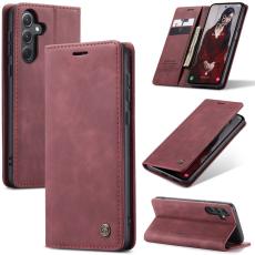 CASEME CASEME Galaxy A56 5G/A36 5G Fodral Retro L&auml;der R&ouml;d