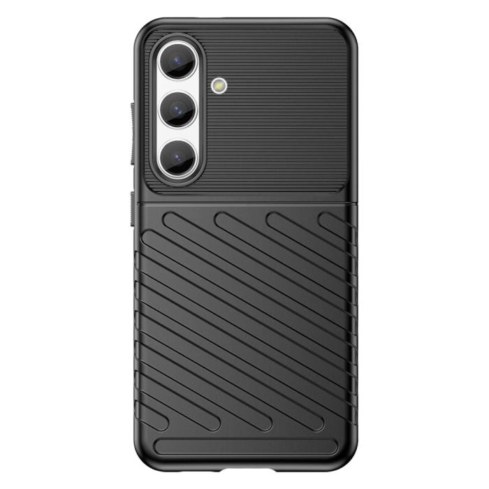 Bild 2,  Samsung Galaxy S24 Skal Twill Textur Svart