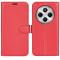  Xiaomi Redmi 14C Fodral Litchi Läder Röd