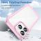  iPhone 14 Skal Akryl/TPU Ljus Rosa