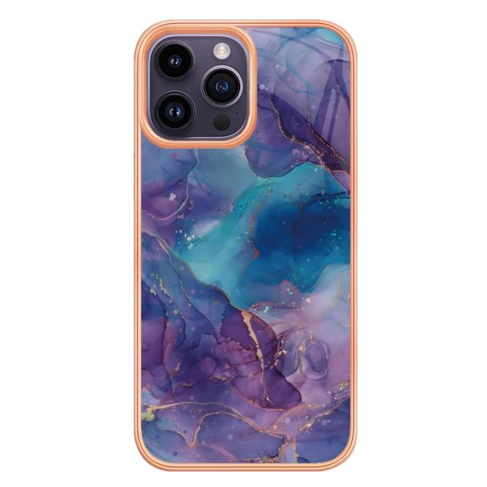 Bild 2,  iPhone 16 Pro Skal TPU Marmor Lila