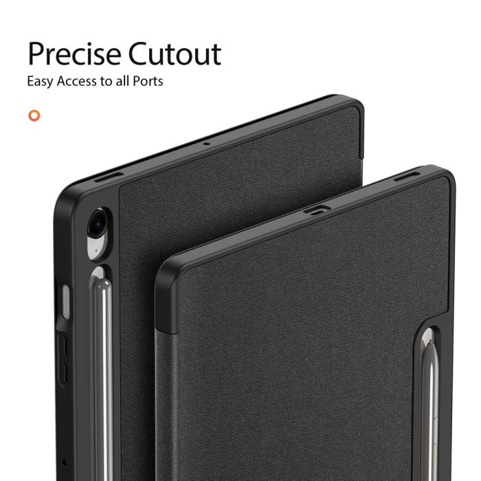 Bild 5, DUX DUCIS DUX DUCIS Galaxy Tab S10 FE Plus Fodral DOMO Tri-Fold Svart