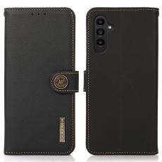 KHAZNEH KHAZNEH Samsung Galaxy S26 Fodral &Auml;kta L&auml;der Svart