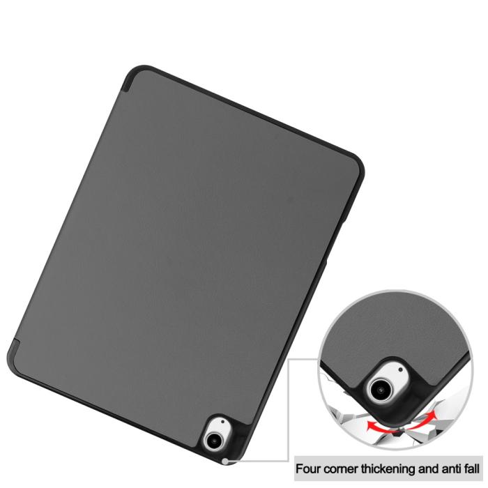 Bild 6,  iPad Air 13 2026-2024 Fodral Tri-Fold Pennhållare Grå
