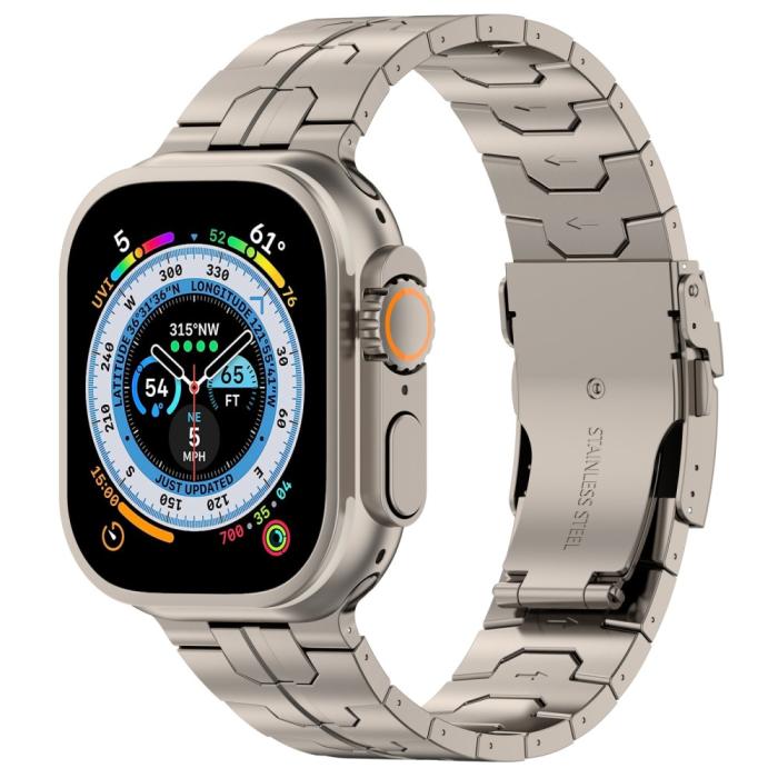 Bild 4,  Apple Watch 42/44/45/46/49 mm Armband Steel Titanium