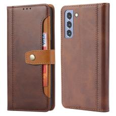  Samsung Galaxy S22 Plus Fodral Premium Med Kortplats Brun