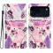  iPhone 17 Pro Max Fodral Med Tryck Lila Blommor