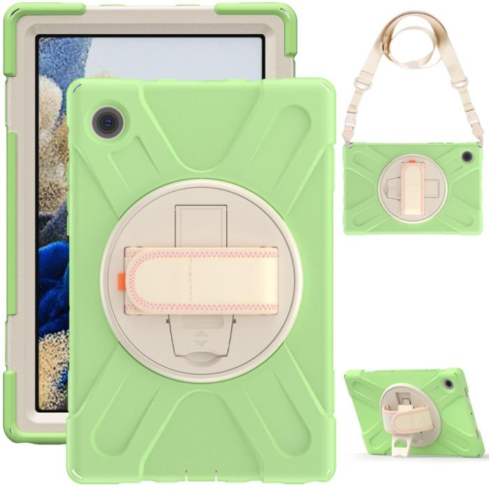 Bild 4,  Galaxy Tab A8 10.5 Roterande X-Shape Hybrid Skal