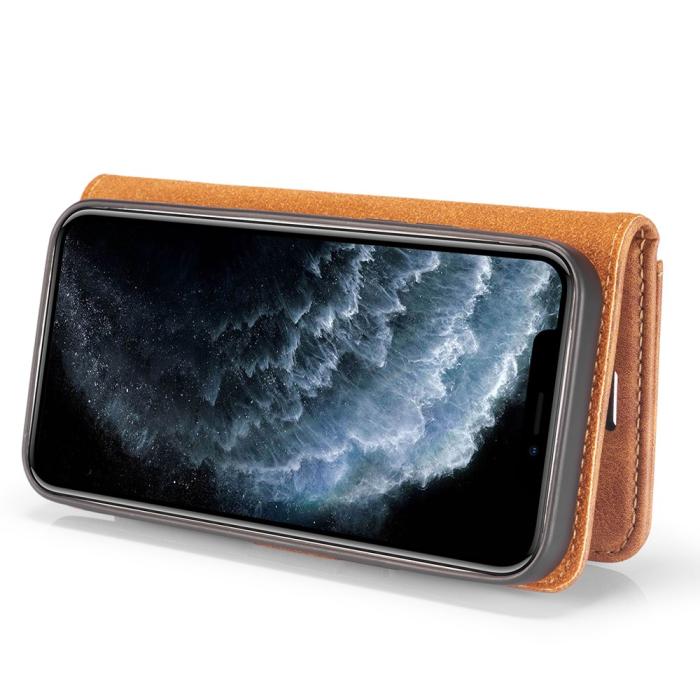 Bild 6, DG.MING iPhone 13 - DG.MING 2in1 Magnet Fodral / Skal - Brun