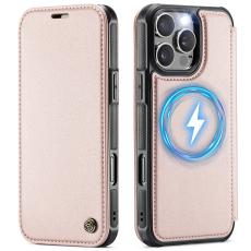 CASEME CASEME iPhone 16 Pro Max Skal RFID Pl&aring;nbok Ros&eacute;guld