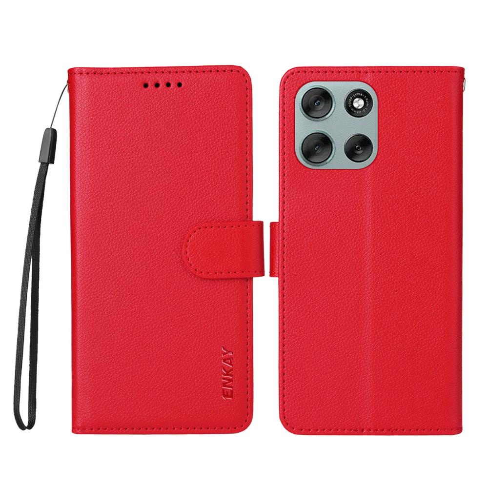 ENKAY ENKAY Motorola Moto G86 Power/G86 5G Fodral RFID Röd