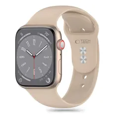Tech-Protect Tech-Protect Apple Watch 42/44/45/46/49 mm Armband Silikon Walnut