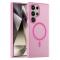  Samsung Galaxy S23 Ultra Skal MagSafe Slim Matt Rosa