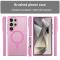  Samsung Galaxy S23 Ultra Skal MagSafe Slim Matt Rosa