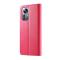 LC.IMEEKE LC.IMEEKE Xiaomi 12 Pro Fodral Läder Röd/Rosa