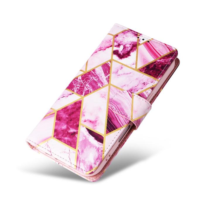 Bild 5,  Samsung Galaxy A07 Fodral Läder Marmor Lila