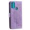  Motorola Moto G71 Fodral Mandala Läder Lila