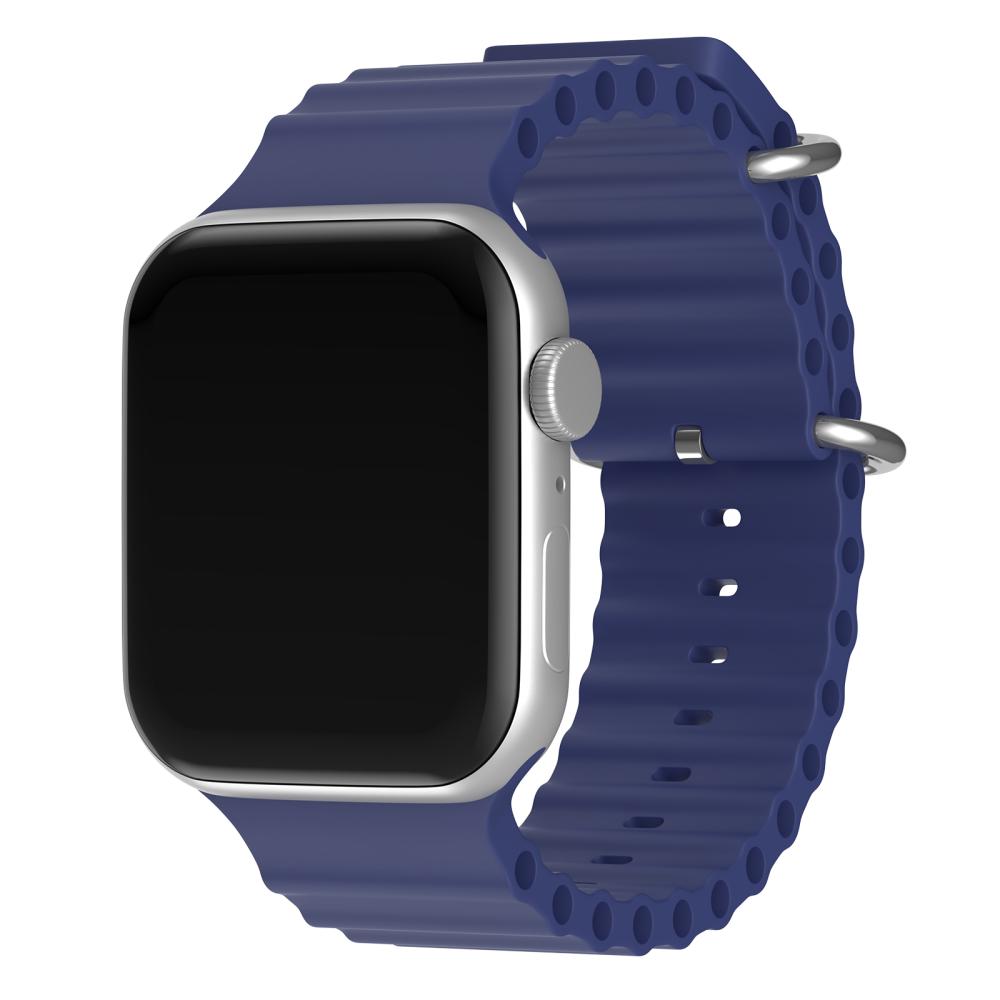 ColorPop Apple Watch 42/41/40/38 mm Armband Ocean Wave Midnight Blue