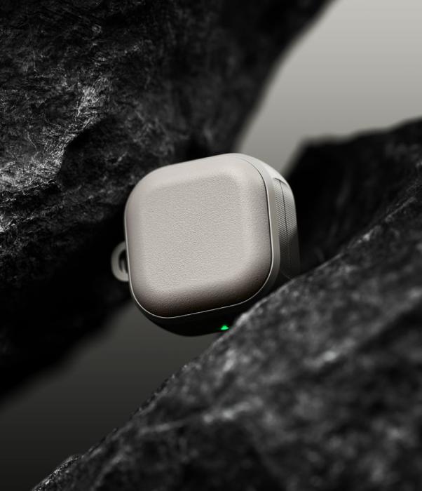 Bild 4, Ringke Ringke Galaxy Buds 4 / 4 Pro Skal MagSafe Onyx Warm Grey
