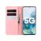  Samsung Galaxy S20 FE - Silkeslent Läderfodral - Ljus Rosa