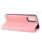  Samsung Galaxy S20 FE - Silkeslent Läderfodral - Ljus Rosa