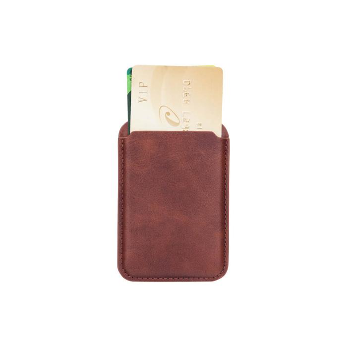 Bild 2, Onsala ONSALA MagSafe Magnetisk Korthållare Brun