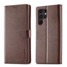 LC.IMEEKE LC.IMEEKE Samsung Galaxy S26 Ultra Fodral L&auml;der Brun
