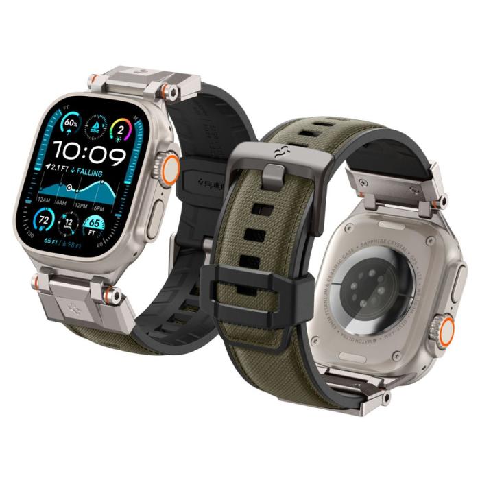 Bild 2, Spigen Spigen Apple Watch 42/44/45/46/49 mm Armband DuraPro Armor