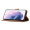  Samsung Galaxy S22 Plus Fodral Premium Med Kortplats Brun