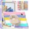  Galaxy Tab A8 10.5 Roterande X-Shape Hybrid Skal