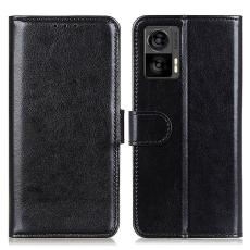  Motorola Edge 30 Neo 5G Fodral Crazy Horse L&auml;der Svart
