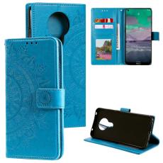  Nokia 3.4 - Mandala L&auml;der Fodral - Bl&aring;