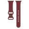 ColorPop Silikon Armband Butterfly Apple Watch 42/44/45/46/49 mm (M/L) Vinröd