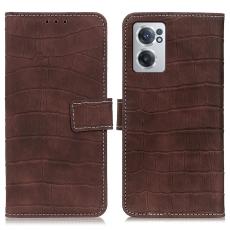 OnePlus Nord CE 2 5G Fodral Krokodil Textur Brun