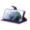  Samsung Galaxy S22 Ultra Fodral Läder Lila