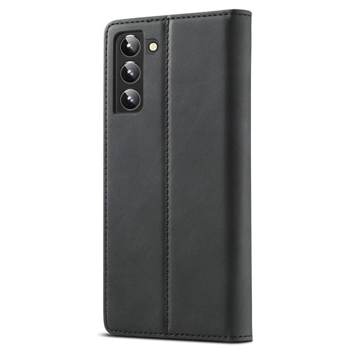 Bild 3, LC.IMEEKE LC.IMEEKE Samsung Galaxy S22 Plus Fodral Flip Läder Svart