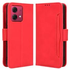  Motorola Moto G84 5G Fodral Med Avtagbart Kortfodral R&ouml;d