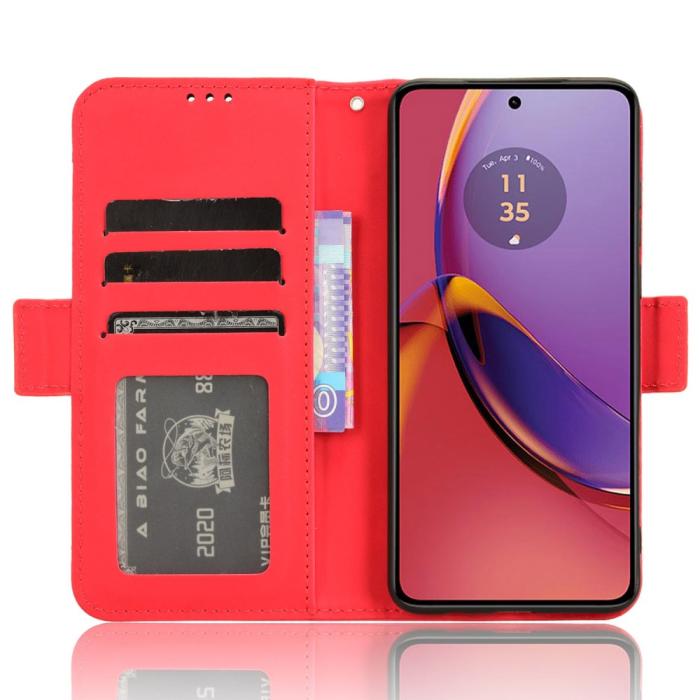 Bild 2,  Motorola Moto G84 5G Fodral Med Avtagbart Kortfodral Röd