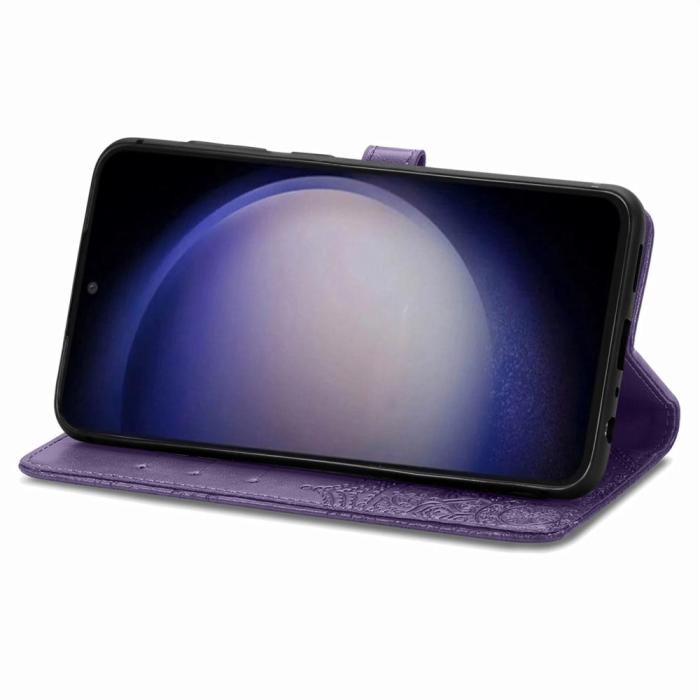 Bild 3,  Samsung Galaxy S23 FE Fodral Mandala Blossom Lila