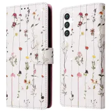  Samsung Galaxy S25 Fodral RFID Sm&aring; Blommor