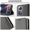 LC.IMEEKE LC.IMEEKE Xiaomi 12 Pro Fodral Läder Svart