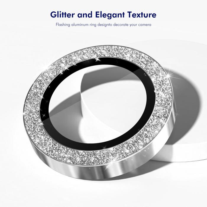 Bild 2, ENKAY ENKAY Samsung Galaxy Z Fold 8 Ultra Linsskydd Glitter Svart
