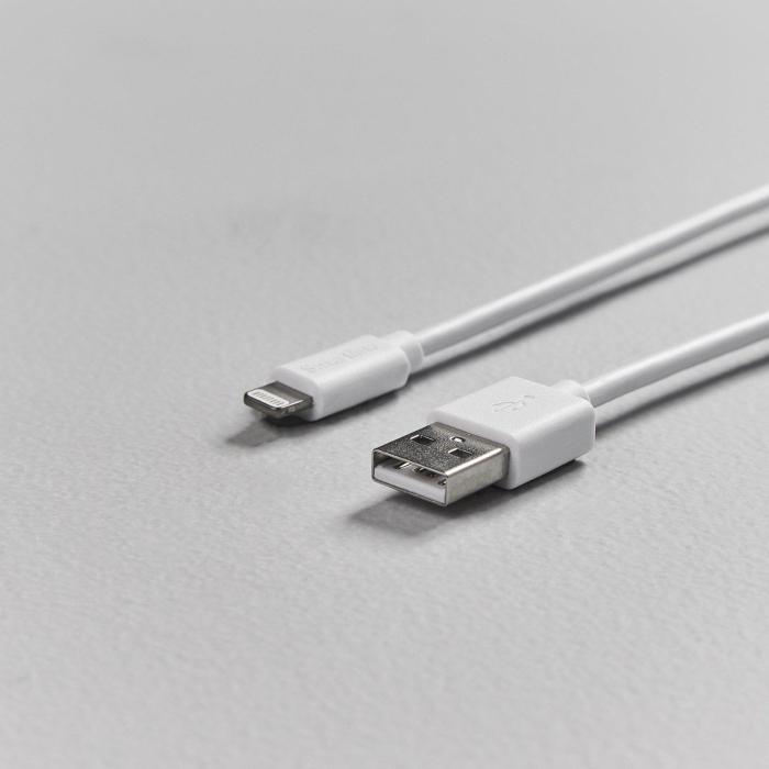 Bild 6, Smartline Smartline 2m Lightning MFi Laddningskabel Vit