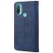  Motorola Moto E20 / E40 Fodral Flip Skin Touch Blå