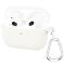  AirPods 3 Skal Silikon Med Krok Vit