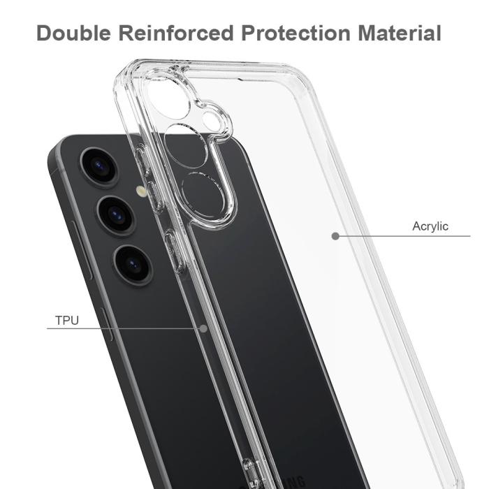 Bild 5,  Samsung Galaxy S24 Plus Skal Akryl/TPU Transparent